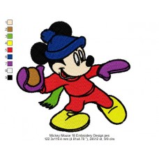 Mickey Mouse 18 Embroidery Design
